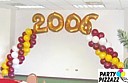 Customized 20' Balloon Arch.   Pali Golf Course