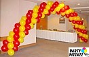 23-foot 2-color Spiral Arch.  Hibiscus Ballroom, Ala Moana Hotel