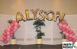 "ALYSON" Rose & Pink Arch.  Hibiscus Ballroom, Ala Moana Hotel