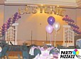 Customized 35' Balloon Arch.   Grand Ballroom, Koolau Ballrooms