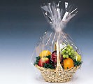 24x30 Clear Cello Basket Bag