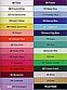 Latex Balloon Color Chart