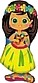 34" Hula Girl