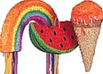 Summer Assortment - Rainbow, Watermelon, Ice Cream Cone