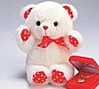 8" Hearts Afire Bear