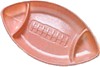 Football-shaped Plastic Serving Bowl